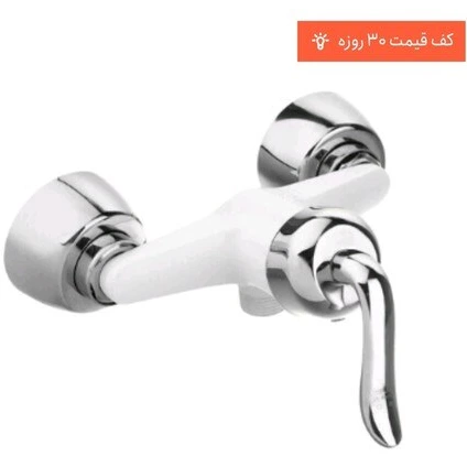 شیر توالتی قاصدک سفید کروم